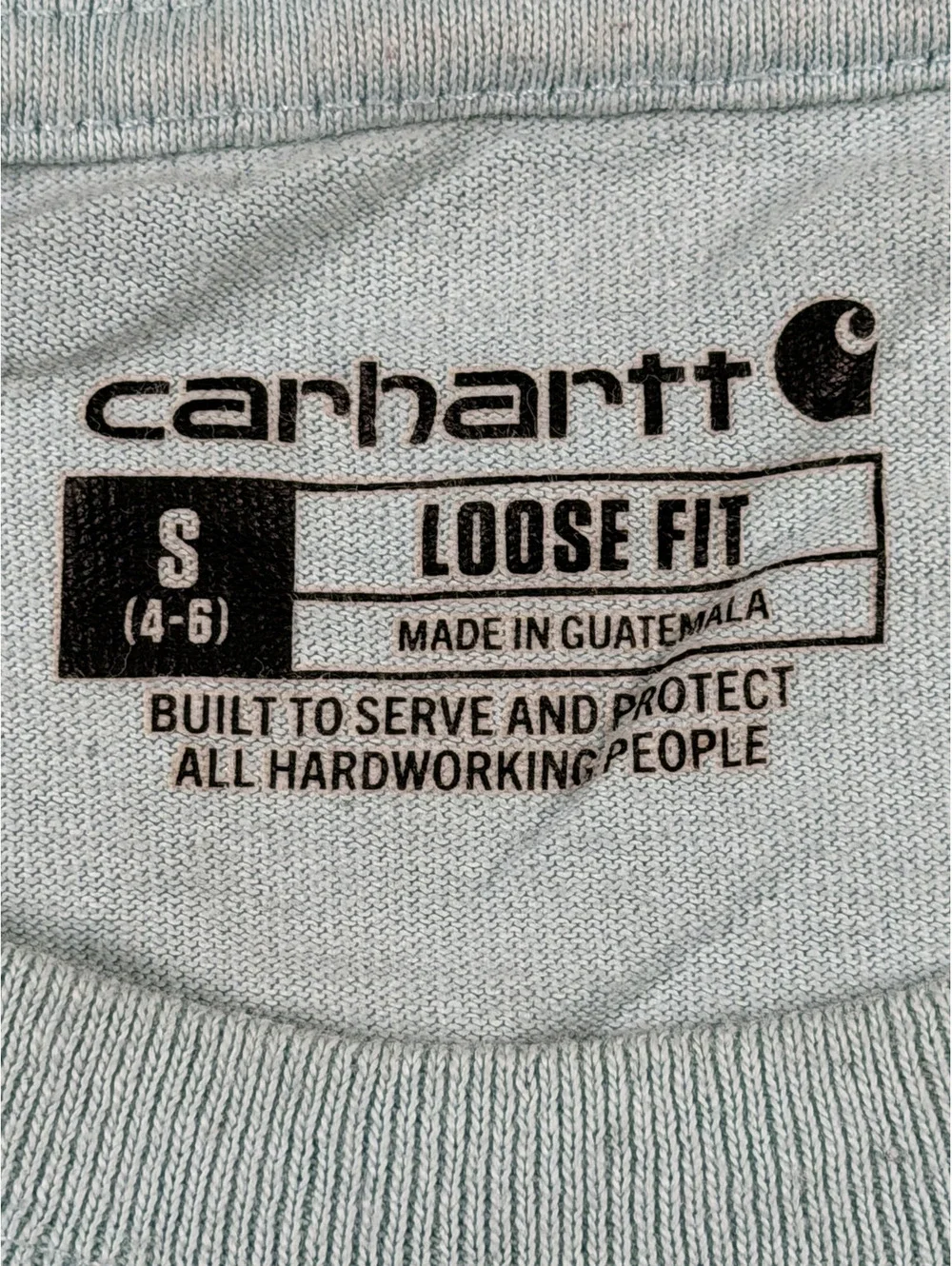 Carhartt Kids Loose Fit Short Sleeve Pocket T-Shirt, Size Small (4-6)